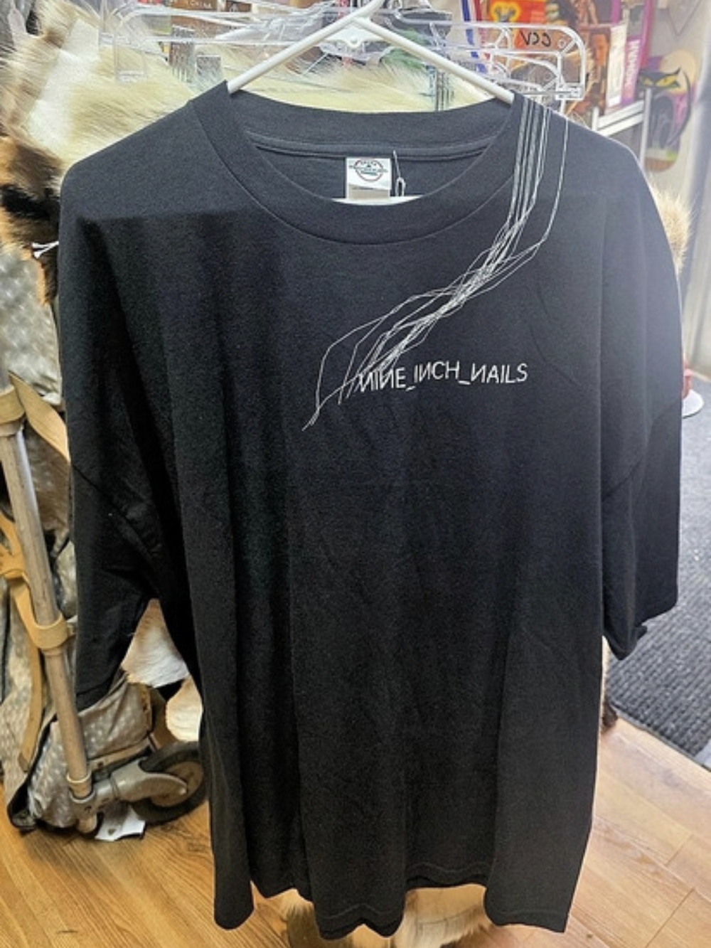 NIN Nine Inch Nails Delta Pro Weight 2005 Y2k Black Tee Size 3XL Deadstock